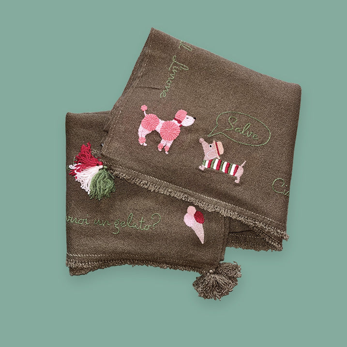 HOLY GOAT CASHMERE PLAID "ITALY"
