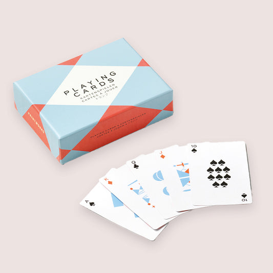 PRINTWORKS KARTENSPIEL "PLAYING CARDS" BLAU/ROT