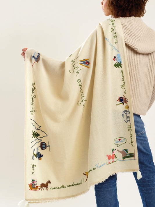 HOLY GOAT CASHMERE PLAID "MOUNTAIN"