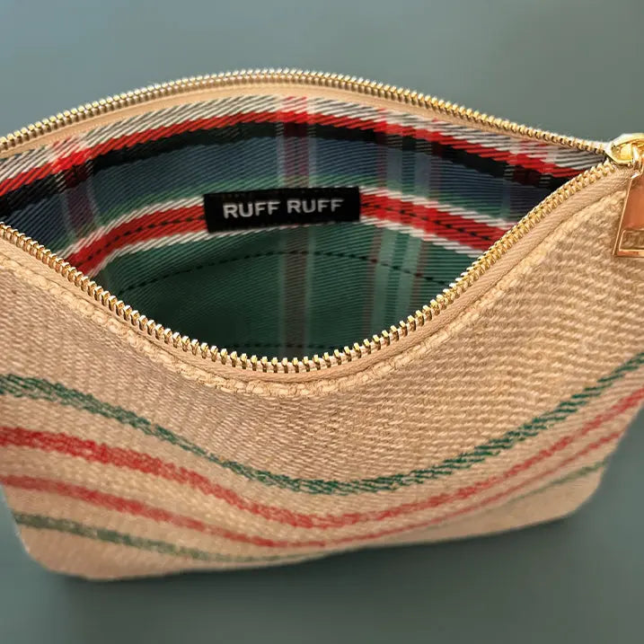 Vintage Canvas Pouch Ruff Ruff