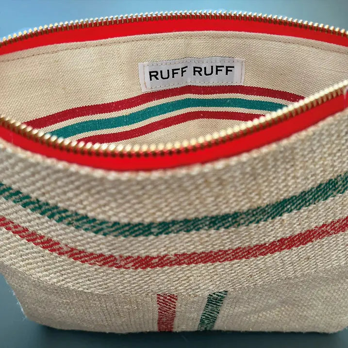 Vintage Canvas Pouch Ruff Ruff