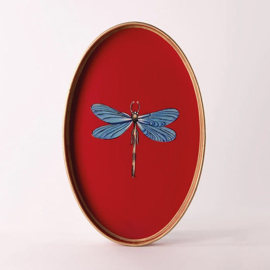 LES OTTOMANS HAND PAINTED IRON TRAY