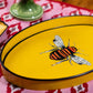 LES OTTOMANS HAND PAINTED IRON TRAY
