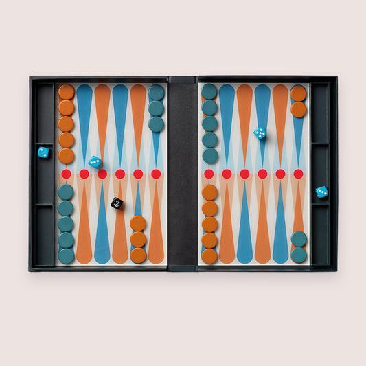 PRINTWORKS BRETTSPIEL BACKGAMMON ANTHRACITE