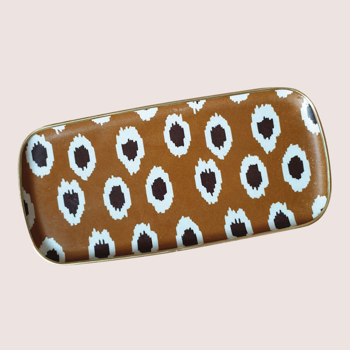 Les Ottoman Fiberglas Tablett Rectangular