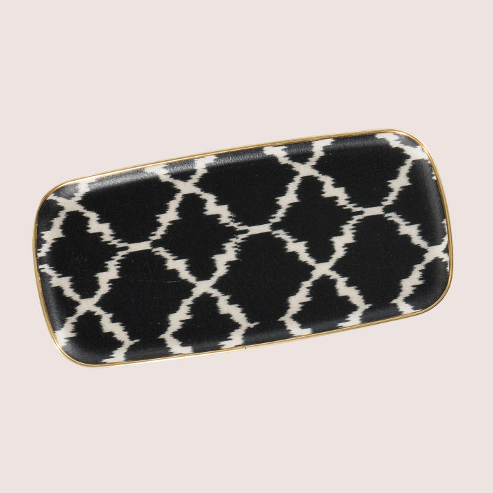 Les Ottoman Fiberglas Tablett Rectangular