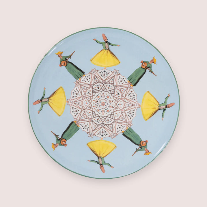 LES OTTOMANS PORZELANTELLER CONSTANTINOPLE