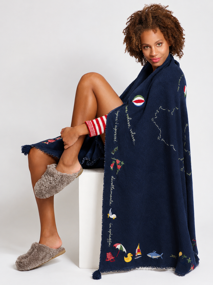 HOLY GOAT CASHMERE PLAID "ITALY"
