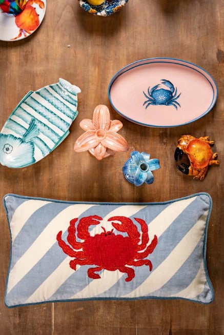 LES OTTOMANS HAND PAINTED IRON TRAY