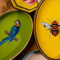 LES OTTOMANS HAND PAINTED IRON TRAY