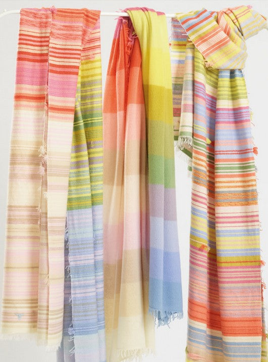 HOLY GOAT GIPSY CASHMERE PLAID PASTEL SHADES