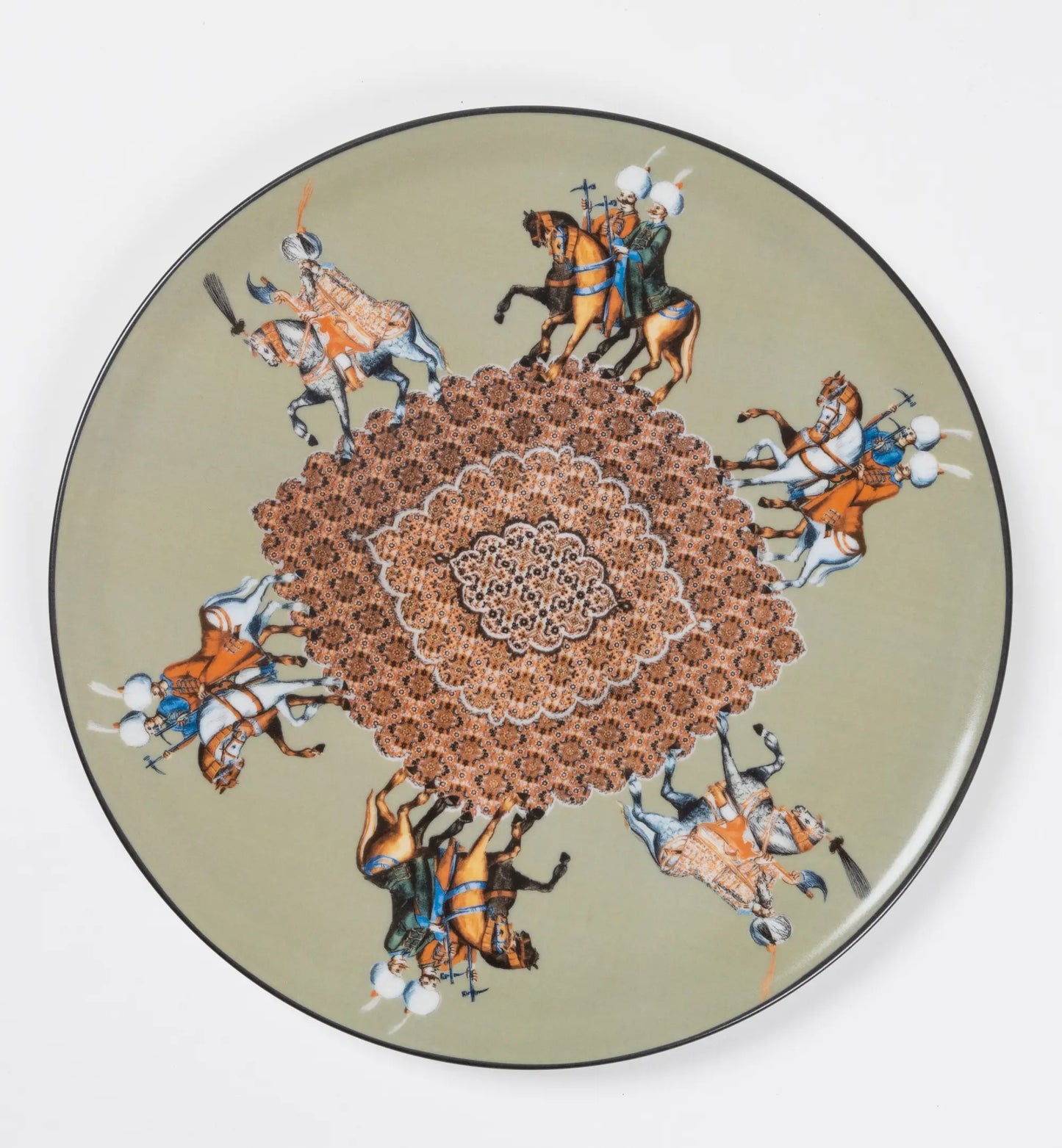 LES OTTOMANS PORZELANTELLER CONSTANTINOPLE